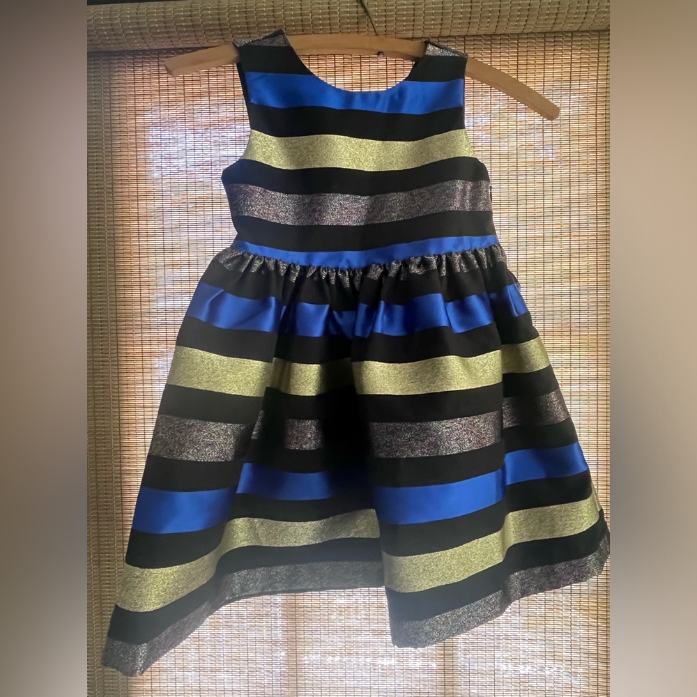 Gymboree formal striped holiday dress dress - 4T